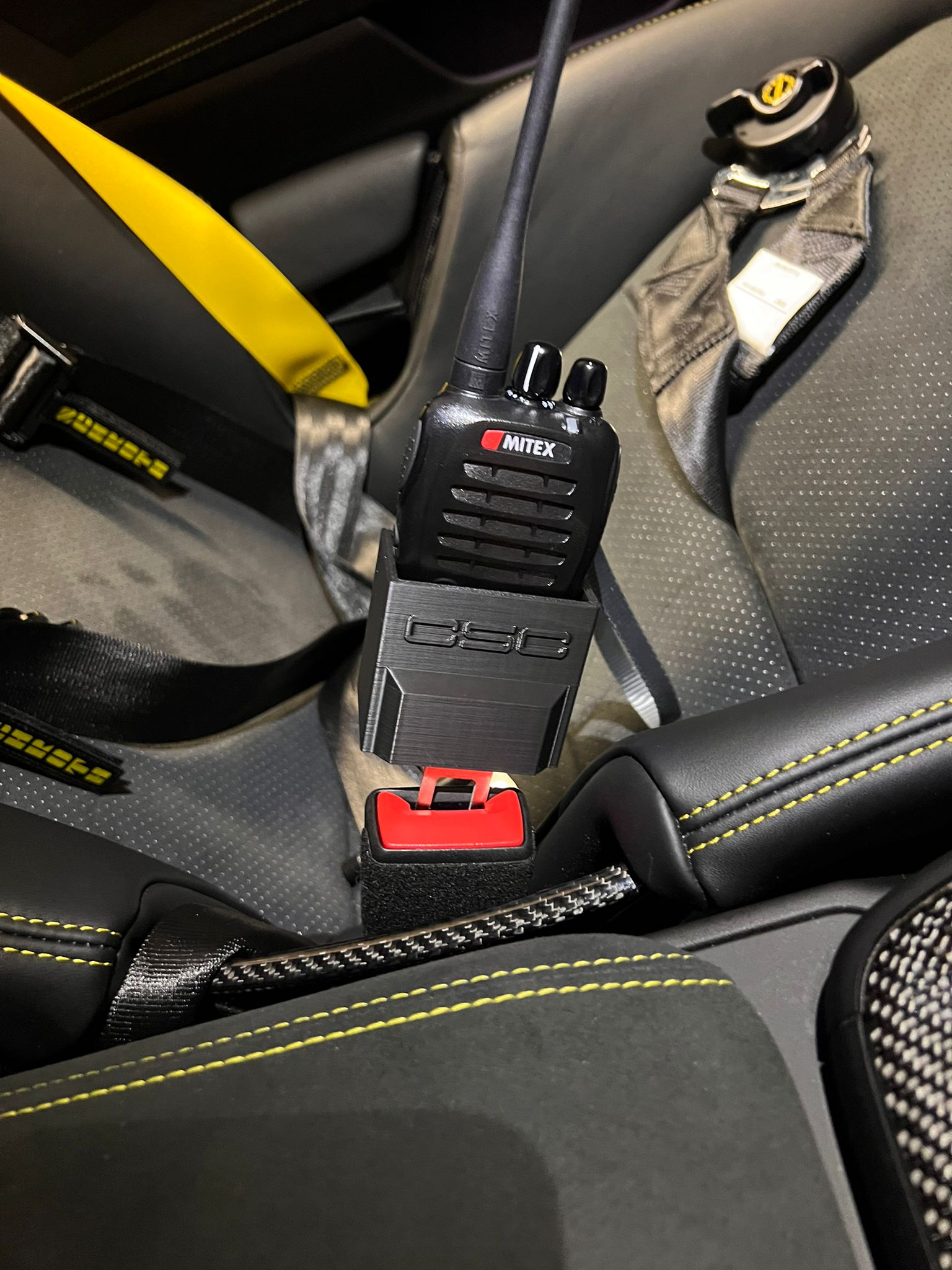Seatbelt Mitex Walkie Talkie Holder