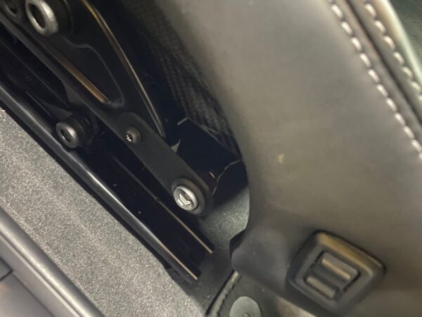 Porsche Fixed Carbon Bucket Seat (918 Style) Heating Switch Bracket - Image 2