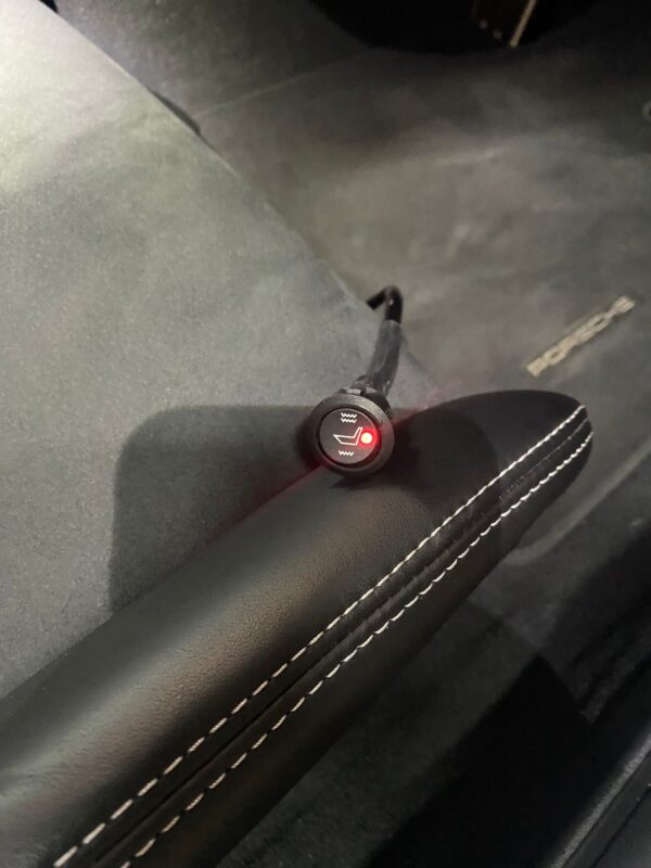 Porsche Fixed Carbon Bucket Seat (918 Style) Heating Switch Bracket - Image 5