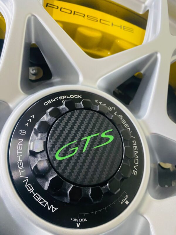 Porsche Carbon Look Centre Lock Cover Caps - Image 6