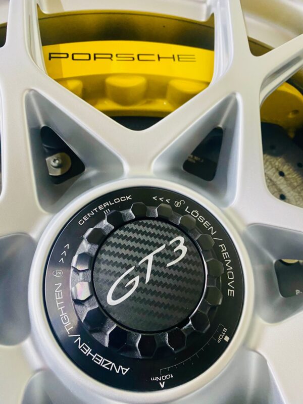 Porsche Carbon Look Centre Lock Cover Caps - Image 5