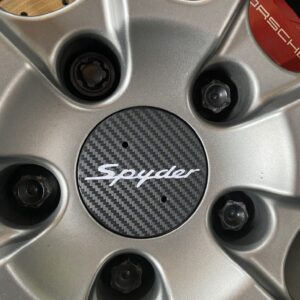 Porsche Carbon Look 76mm Hub Cap