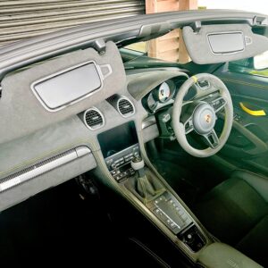 Porsche Sun Visor Airbag Notice Delete Vinyl Stickers